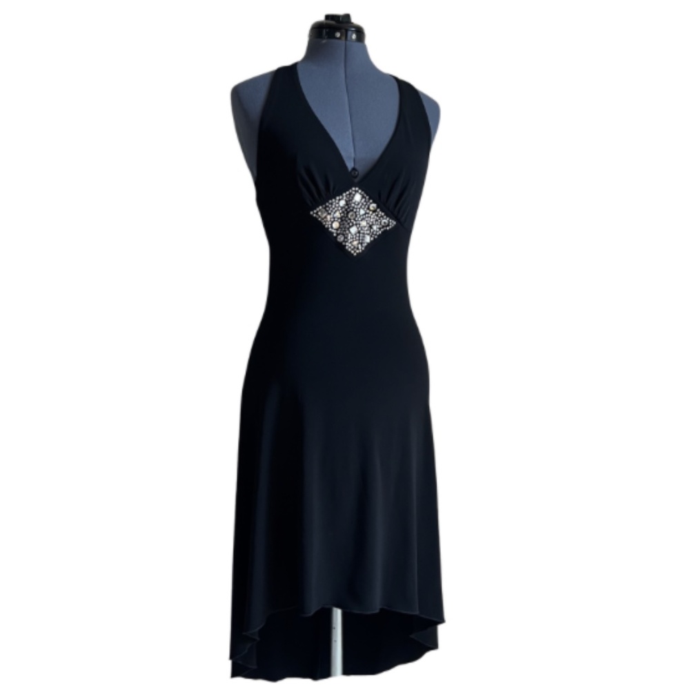 Y2K Rampage Halter Top High-Low Dress Sz M